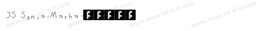 JS SynjaiMatha字体转换